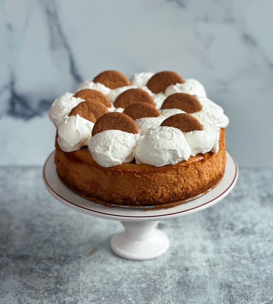 Pumpkin Gingersnap Cheesecake 10"