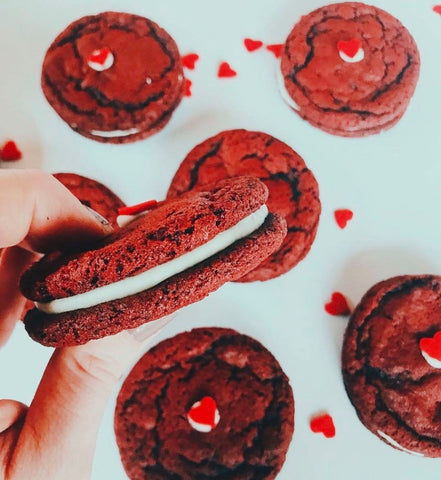 Red Velvet Cookie Sandwiches 4 pack